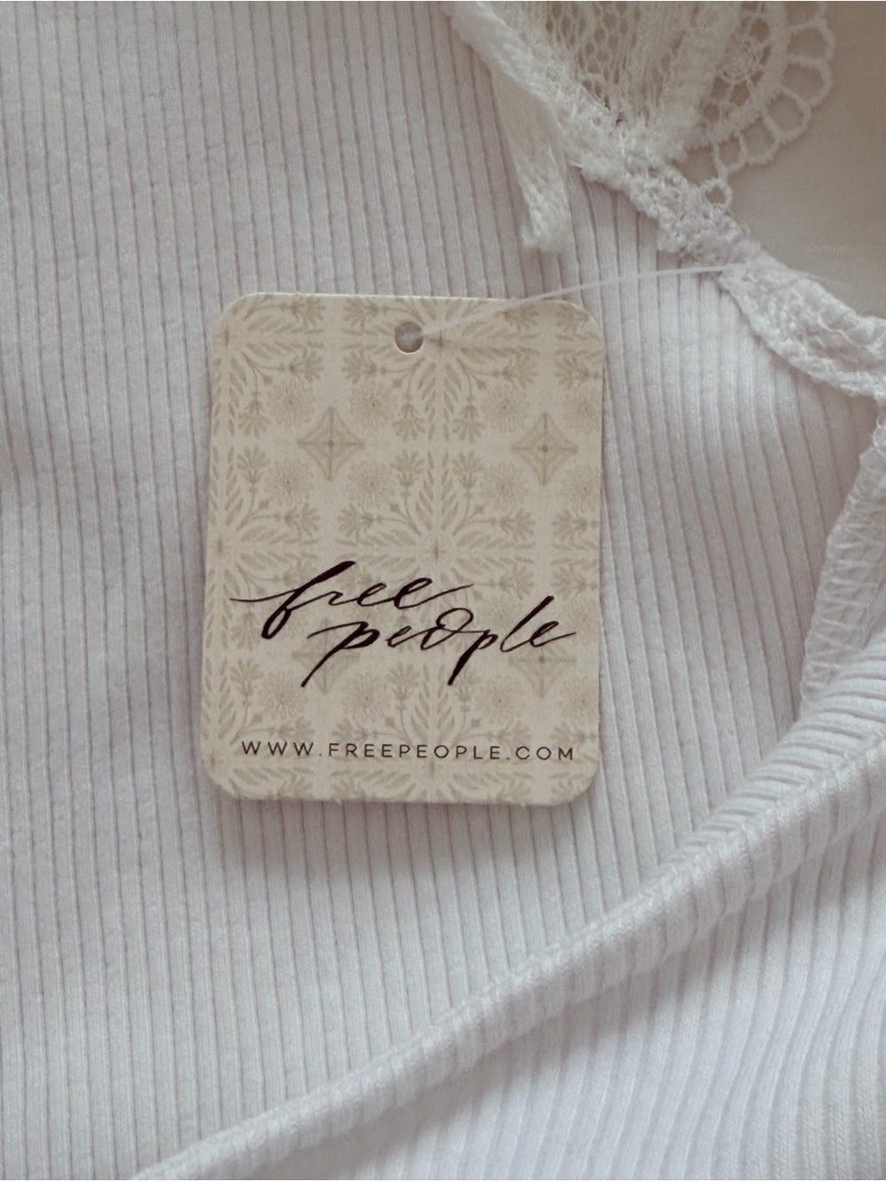 Free People Let's Talk Baby Tee milkmaid babydoll NEW - Picture 8 of 10
